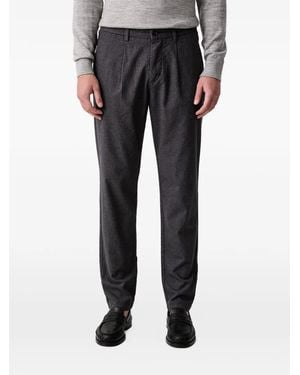 Marc O' Polo Pantalon Plissé À Carreaux - Black
