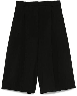 Rochas Pleated Tailored Shorts - Black