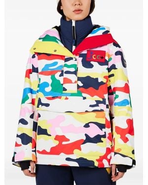 Rossignol Chaqueta con estampado militar - Rojo
