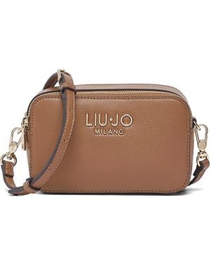 Liu Jo Small Zipped Cross Body Bag - Brown