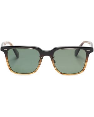Oliver Peoples Lunettes De Soleil À Monture Carrée - Green