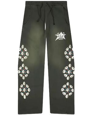 Barriers Cowrie Shell Track Trousers - Green