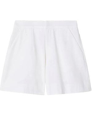 La DoubleJ Cotton Shorts - White