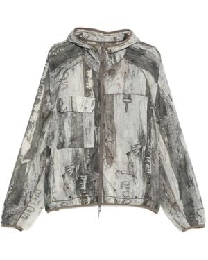 RC Outdoor Supply Printed Jacket - Grey