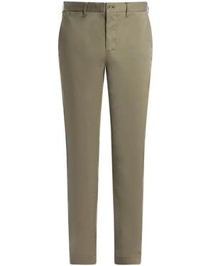 Lacoste Slim-Cut Twill Pants - Green