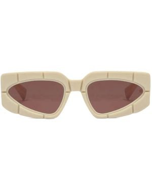Balmain Sculpted-Frame Sunglasses - Pink