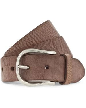 Vanzetti Ceinture En Cuir À Fermeture Boucle - Marron