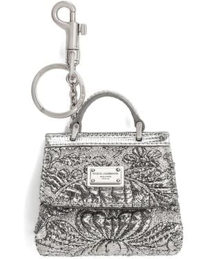Dolce & Gabbana Brocade Airpods Case - White