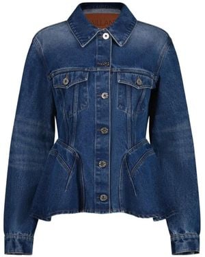 Vaillant Studio Peplum Jacket - Blue