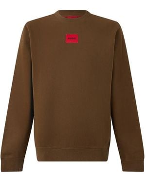 BOSS Logo-Patch Sweatshirt - Natural
