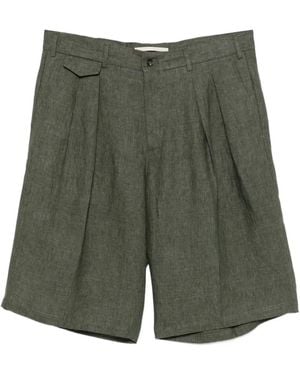 Briglia 1949 Pleated Shorts - Green