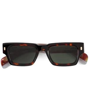 Sato Eyewear Sira Rectangle-Frame Sunglasses - Black