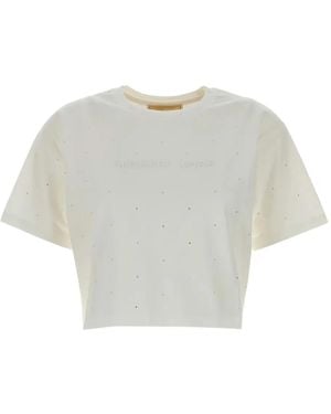 MICHAEL Michael Kors Logo-Embossed T-Shirt - White