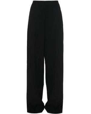 JW Anderson Mid-Rise Straight-Leg Trousers - Black