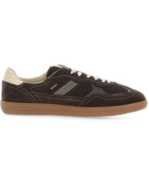 Alohas Tb.490 Rife Suede-Panelled Trainers - Brown