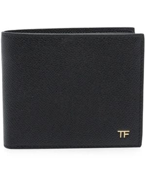 Tom Ford T-Line Classic Bifold Wallet - Black