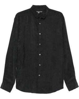 John Varvatos Orchard Long-Sleeve Button-Up Shirt - Black