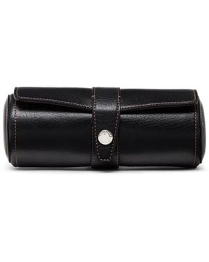 Brunello Cucinelli レザー ウォッチケース - ブラック