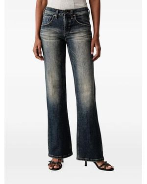 Miss Sixty Tommy Faded Flared Jeans - Blue