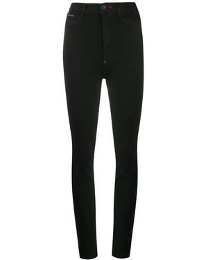 Philipp Plein Super High Waist Jeggings - Black