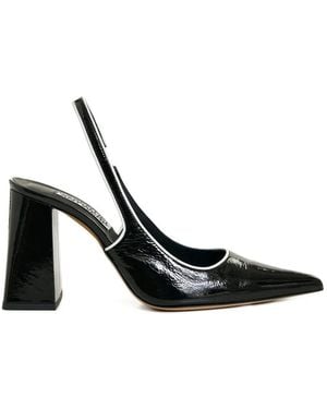 Essentiel Antwerp Jumps4 ブロックヒール パンプス - ブラック