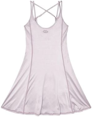 DIESEL Oval D Flared Dress - Pink