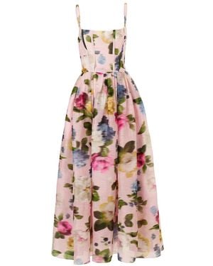 Carolina Herrera Floral-Print Maxi Dress - White