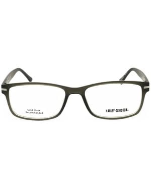 Harley Davidson Gafas Con Montura Rectangular - Gris