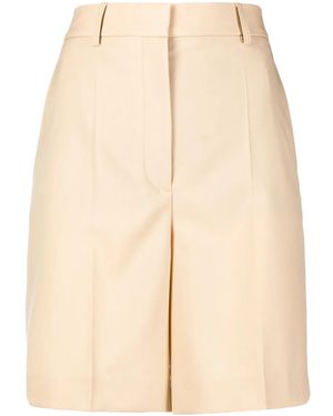 Stella McCartney High-Waisted Tailored Shorts - Natural