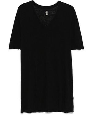 Thom Krom Camisa de mezcla de lino - Negro