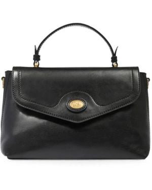 The Bridge Leather Tote Bag - Black
