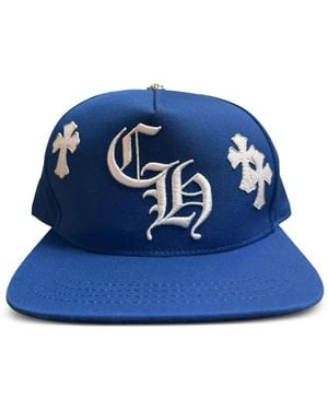 Chrome Hearts Casquette De Baseball À Patch Croisé - Bleu