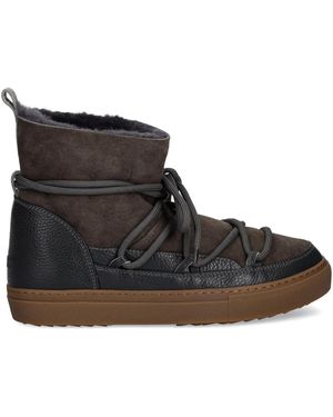Inuikii Classic Logo-Embroidered Boots - Black