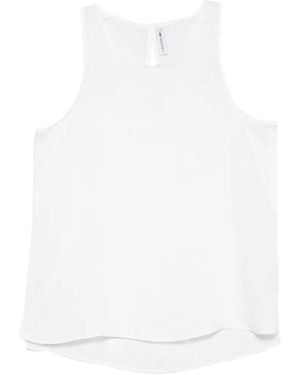Lacoste Logo-Patch Sleeveless Top - White