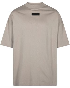 Fear Of God Tab Crewneck Tee "Seal" - White