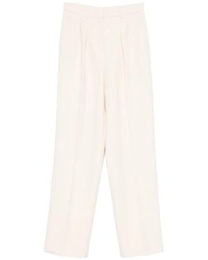 Manuel Ritz Pleated Trousers - White