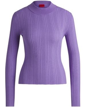 HUGO Jersey De Canalé - Morado
