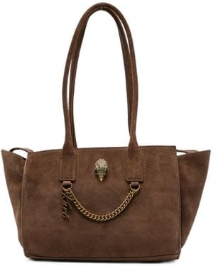 Kurt Geiger Small Sloane Tote Bag - Brown