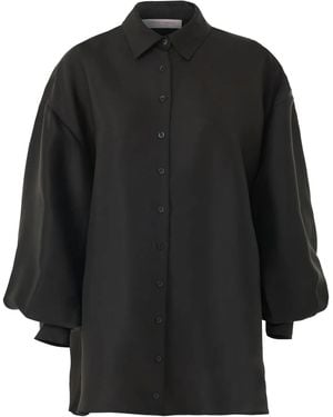 Carolina Herrera Silk Shirt - Black
