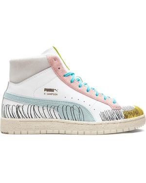 PUMA Ralph Sampson 70 Mid Michael Lau Sneakers - Blau