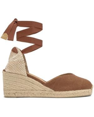 Castañer Tie Espadrilles - Metallic
