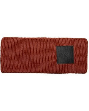 Y-3 Ribbed Head Band - Red