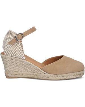 Barbour Wedge-Sandalen Mit Espadrillesohle - Mettallic