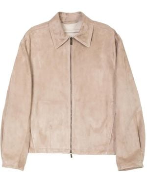 Salvatore Santoro Sabbia Zipped Jacket - Natural
