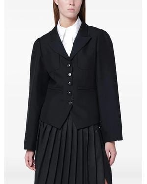 NAMACHEKO Single-Breasted Blazer - Black
