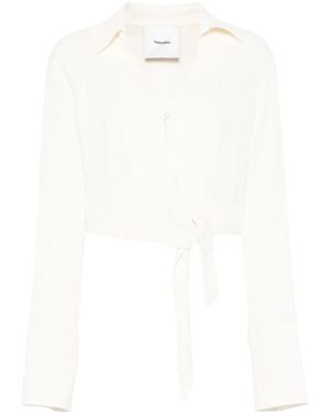 Nanushka Enola Blouse - White