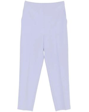 Blugirl Blumarine Welt-Pocket High-Waisted Pants - White