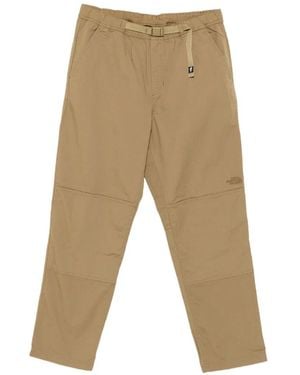 The North Face Belted Panelled Trousers - Natural