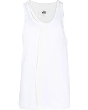 MM6 by Maison Margiela Sleeveless Top - White