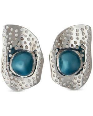 Kiko Kostadinov バイカラー ピアス - ブルー
